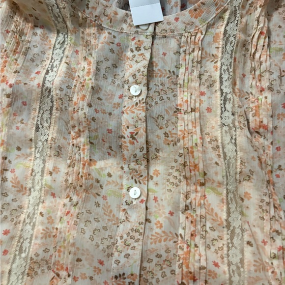 Loft Light Floral Blouse - Cream - Picture 3 of 5
